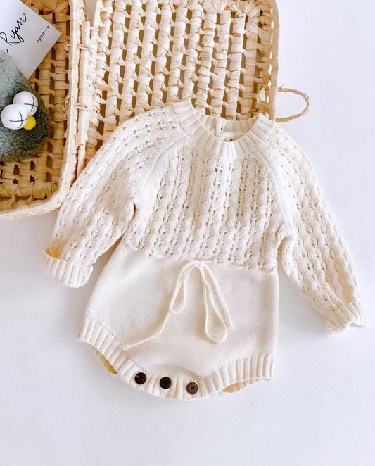 Baby & toddler girl’s knitted one piece